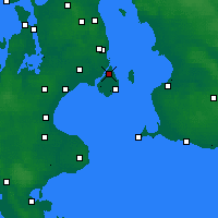 Nearby Forecast Locations - Копенгаген - карта