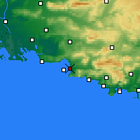 Nearby Forecast Locations - Марсель - карта