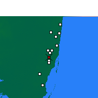 Nearby Forecast Locations - Opa-locka - карта