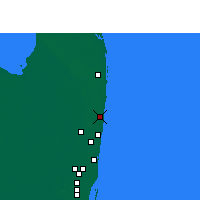 Nearby Forecast Locations - Бока-Ратон - карта