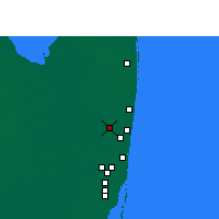 Nearby Forecast Locations - Корал-Спрингс - карта