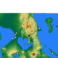 Nearby Forecast Locations - Tanay - карта