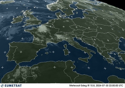 спутниковый снимок Франция!
