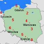 prognoza czw., 23.01. Polska